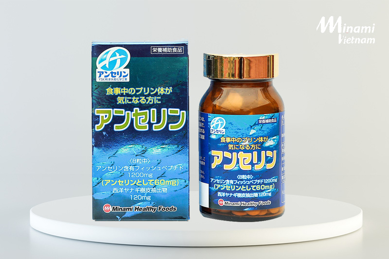 Viên uống trị gout Anserine Minami 240 viên hỗ trợ làm giảm triệu chứng gout