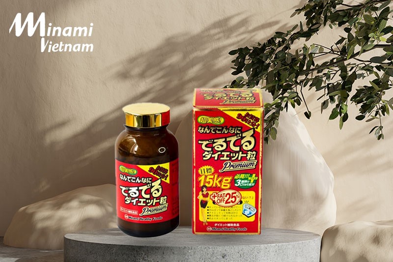 Viên uống giảm cân 15kg + 25% mỡ thừa Minami