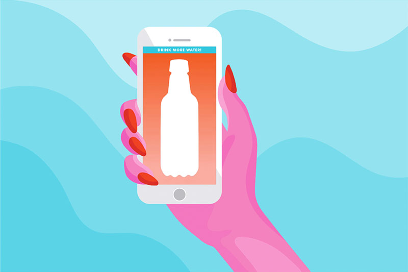 App nhắc nhở uống nước giảm cân còn mang đến nhiều lợi ích cho sức khoẻ
