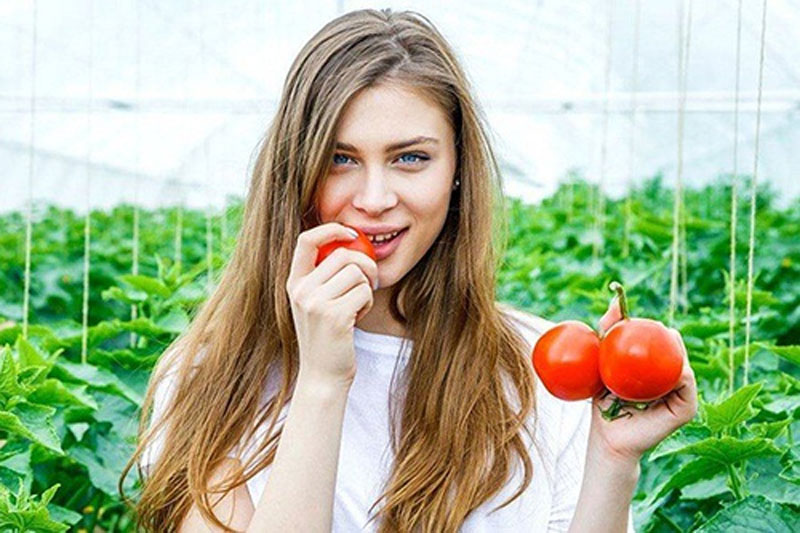 Thưởng thức trực tiếp giúp giảm cân với cà chua có được trọn vẹn dưỡng chất