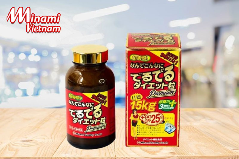 Viên uống giảm cân 15kg + 25% mỡ thừa Minami