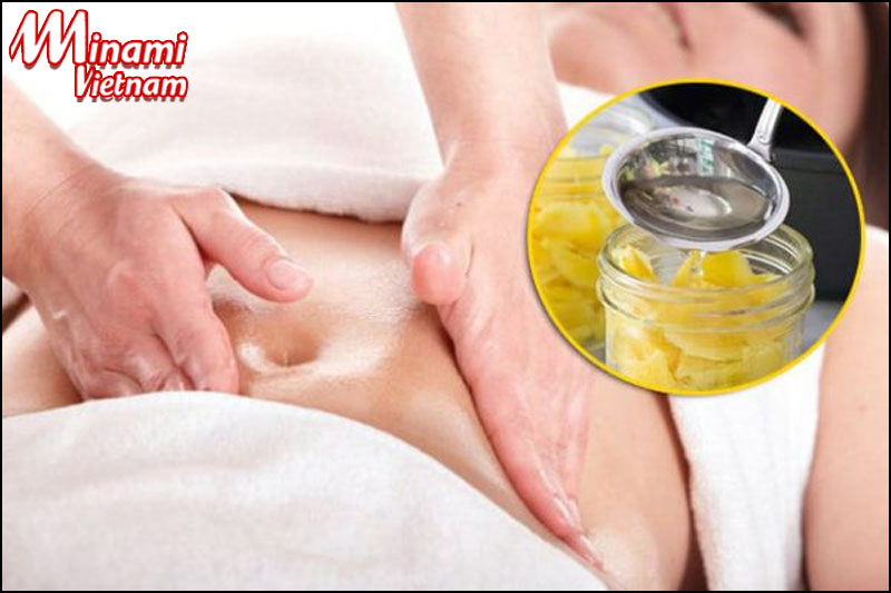 Giảm mỡ dư thừa hiệu quả nhờ massage với rượu gừng