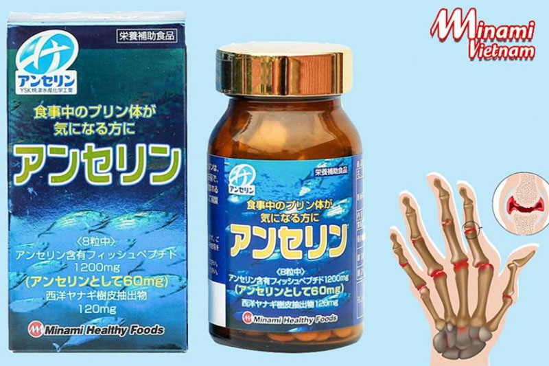 Viên uống trị gout Anserine Minami được nhiều người yêu thích