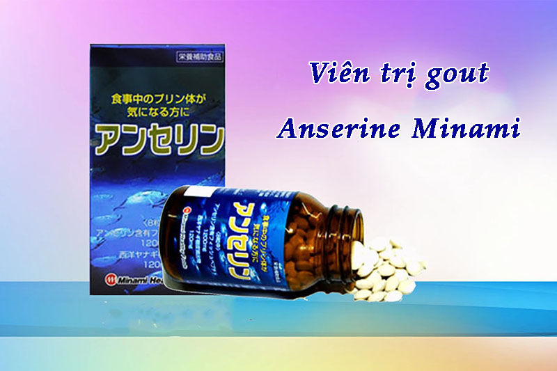 Viên trị gout Anserine Minami nổi tiếng Nhật Bản
