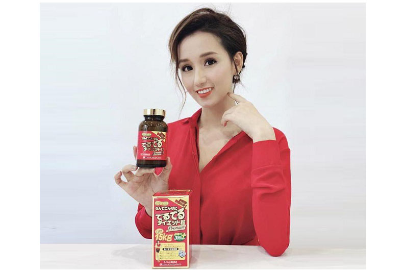 Diễn viên Lã Thanh Huyền sử dụng viên uống Manami để giảm mỡ bụng