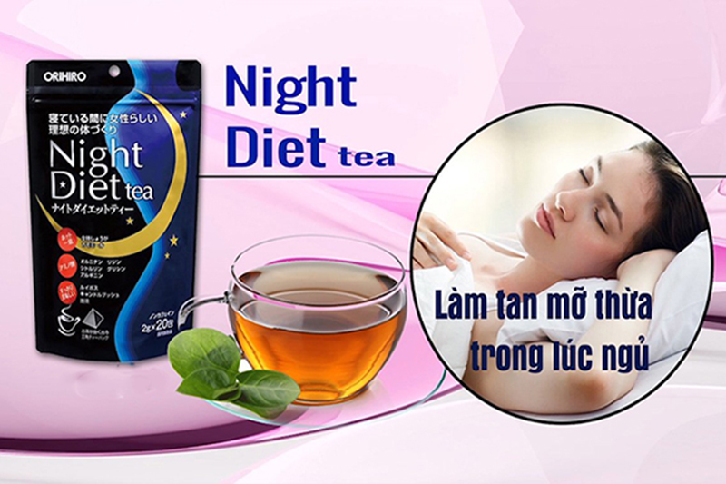 Trà giảm cân Night Diet Tea hỗ trợ giảm cân ngay cả trong khi ngủ